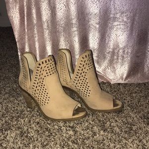 Jessica Simpson open toed booties